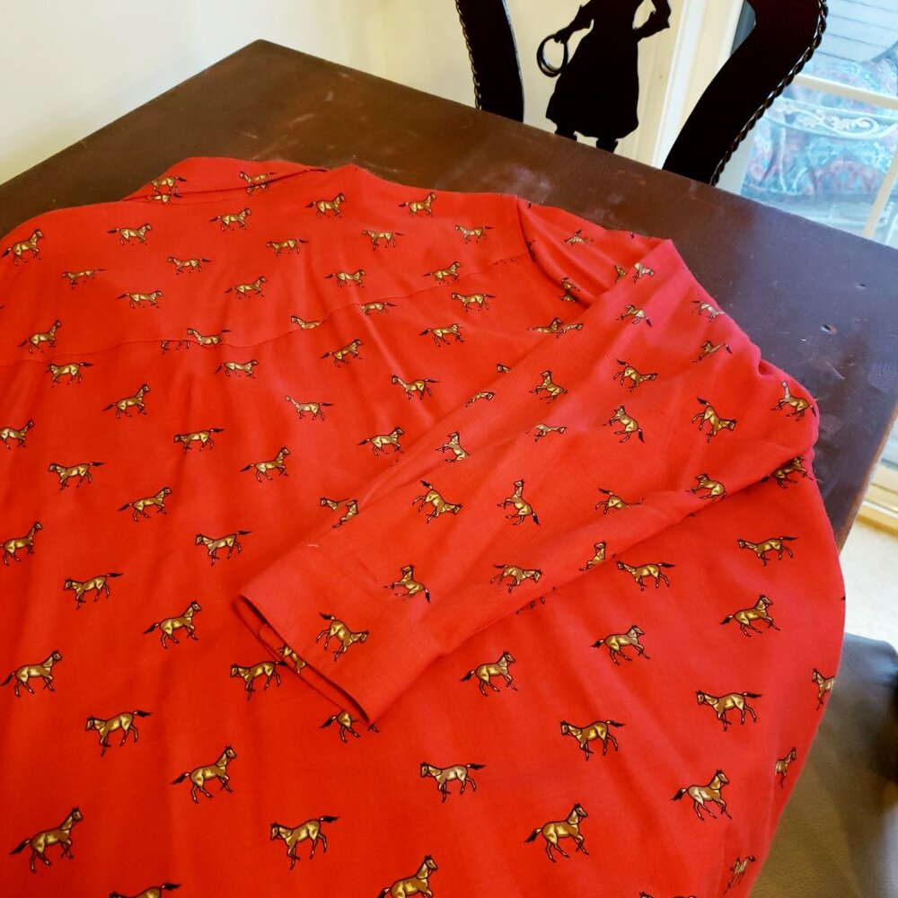 VINTAGE 5 STAR BY ROPER BLOUSE - Picture 16 of 16